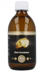 Złoto Koloidalne AU250 - 25 ppm 300 ml vitacolloid